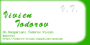 vivien todorov business card